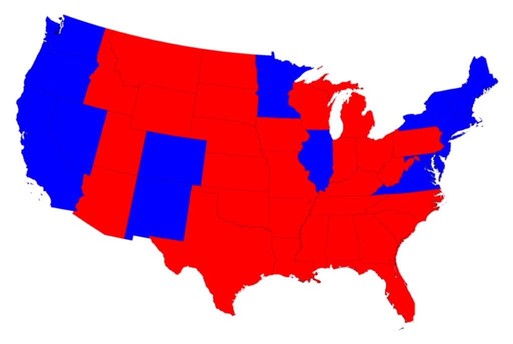 New Census Data Shows Blue States Have More Inequality Than Red Ones